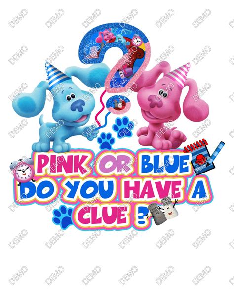 blues clues gender reveal shirts.